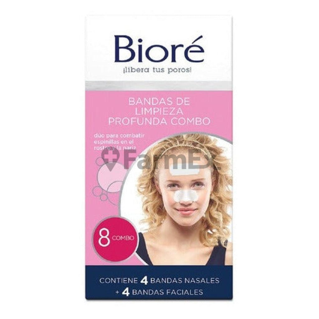 Bioré "Profunda Combo" x 4 Band. Nasales + 4 Band. Nasales HBC Pharma